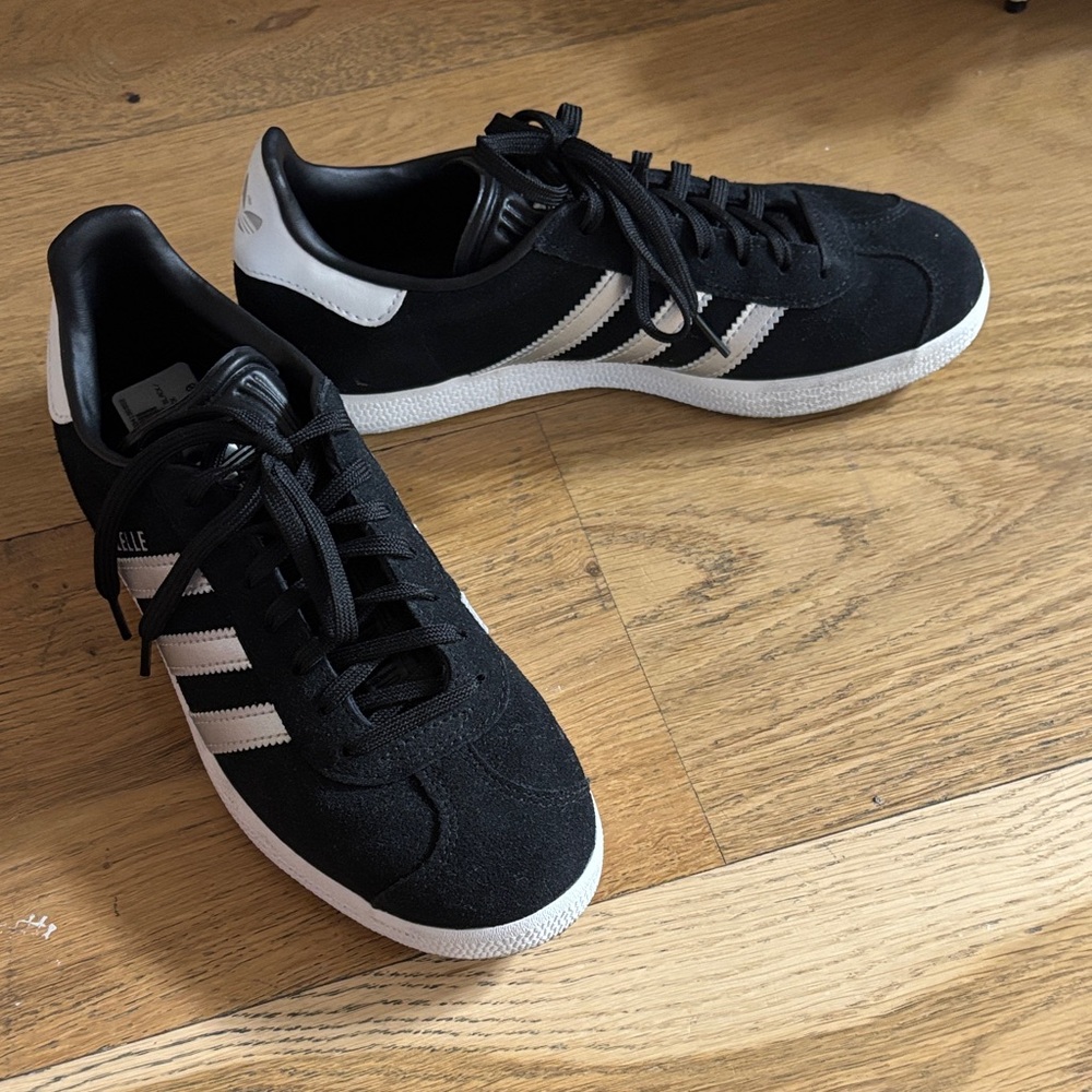 Adidas Classic Black with White Stripes Shoes